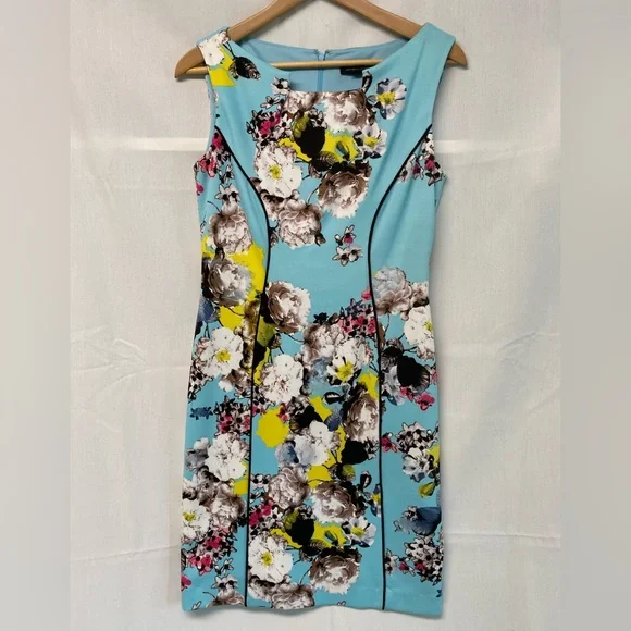 Tahari | Dresses | Tahari Blue Floral Avant Garde Dress Size 4 | Poshmark Tahari | Dresses | Tahari Blue Floral Avant Garde Dress Size 4 | Poshmark